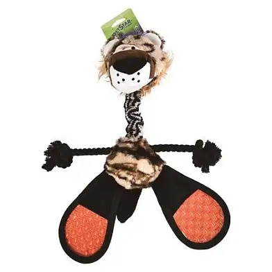 PetStar игрушка для собак ЛЬВЕНОК, плюшевая, текстиль